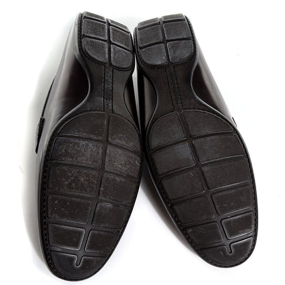 Louis Vuitton Mens Calfskin Bowery Moccasin Loafer 10 Brown 5 of 8