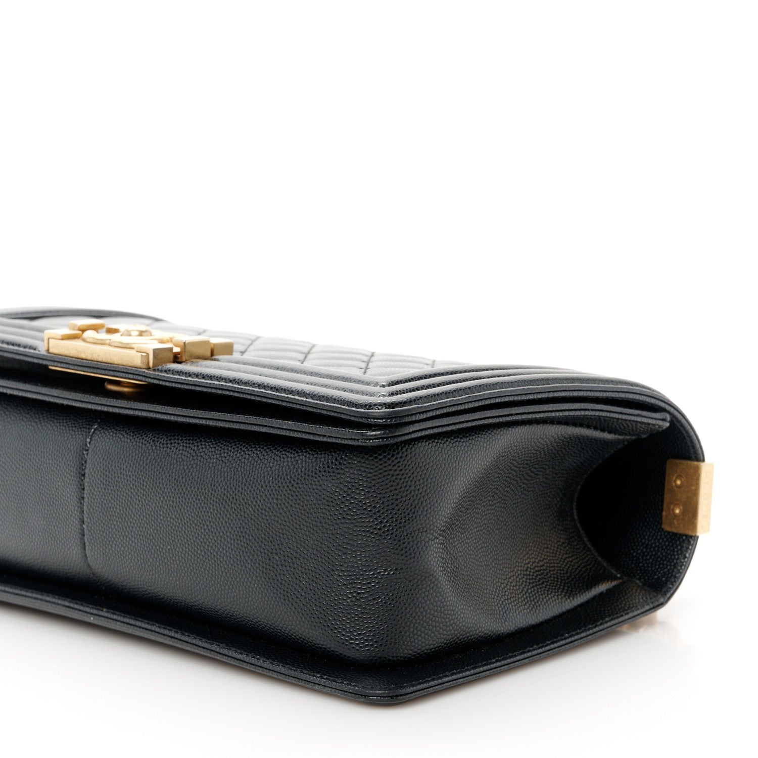 Chanel Caviar Quilted Medium Boy Flap Black 10 of 10