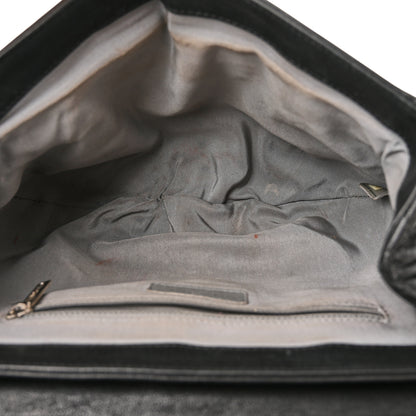 Chanel Washed Lambskin Quilted Medium Chain Around Messenger Black 5 of 14