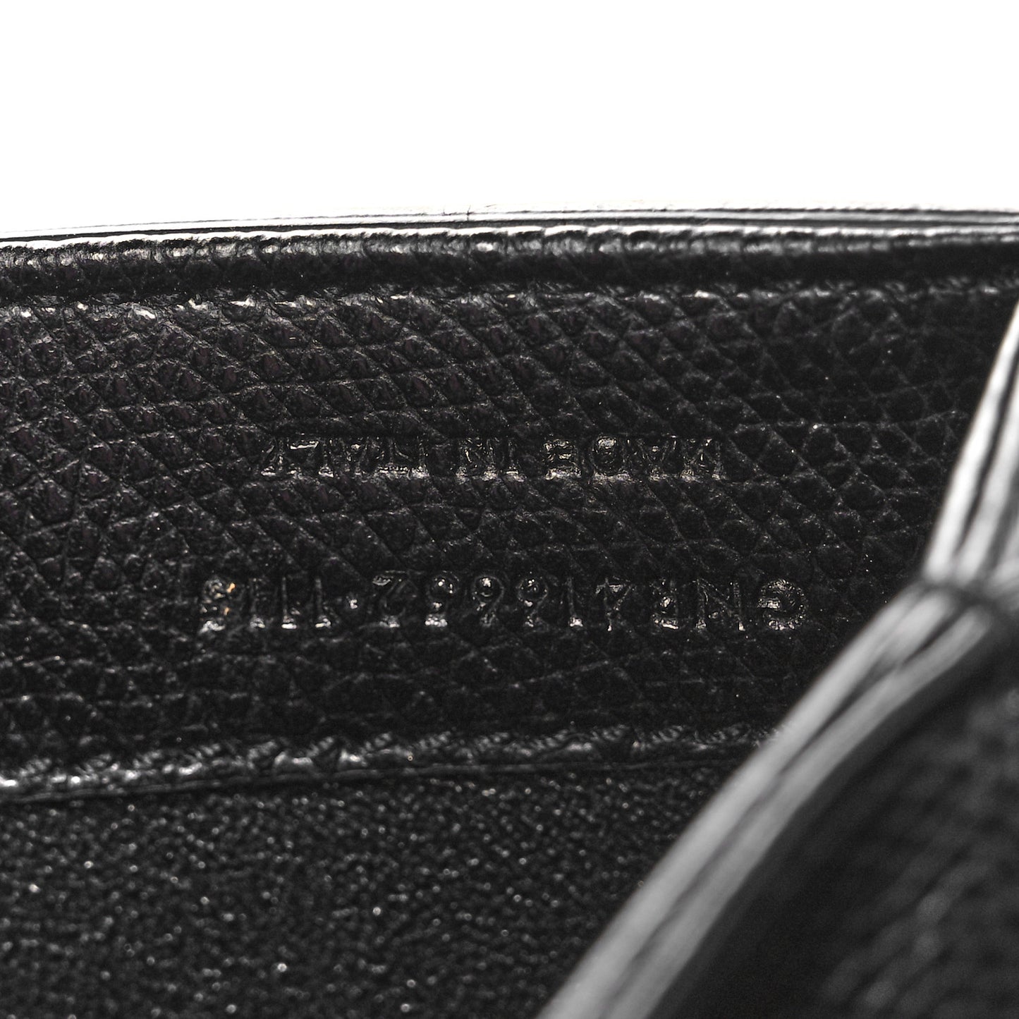 Textured Calfskin Medium Classic Monogram Universite Bag Black
