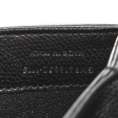 Saint Laurent Textured Calfskin Medium Classic Monogram Universite Bag Black 8 of 12