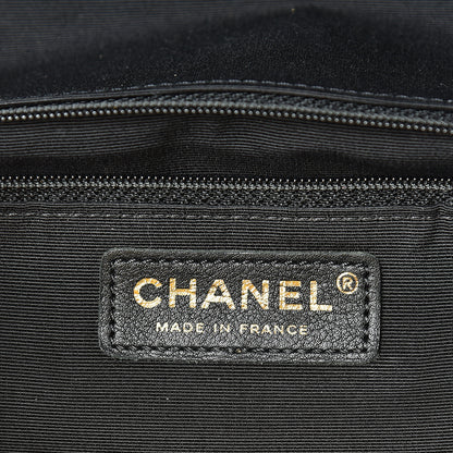 Chanel Lambskin Quilted Medium Elegant CC Flap Beige Black 6 of 11