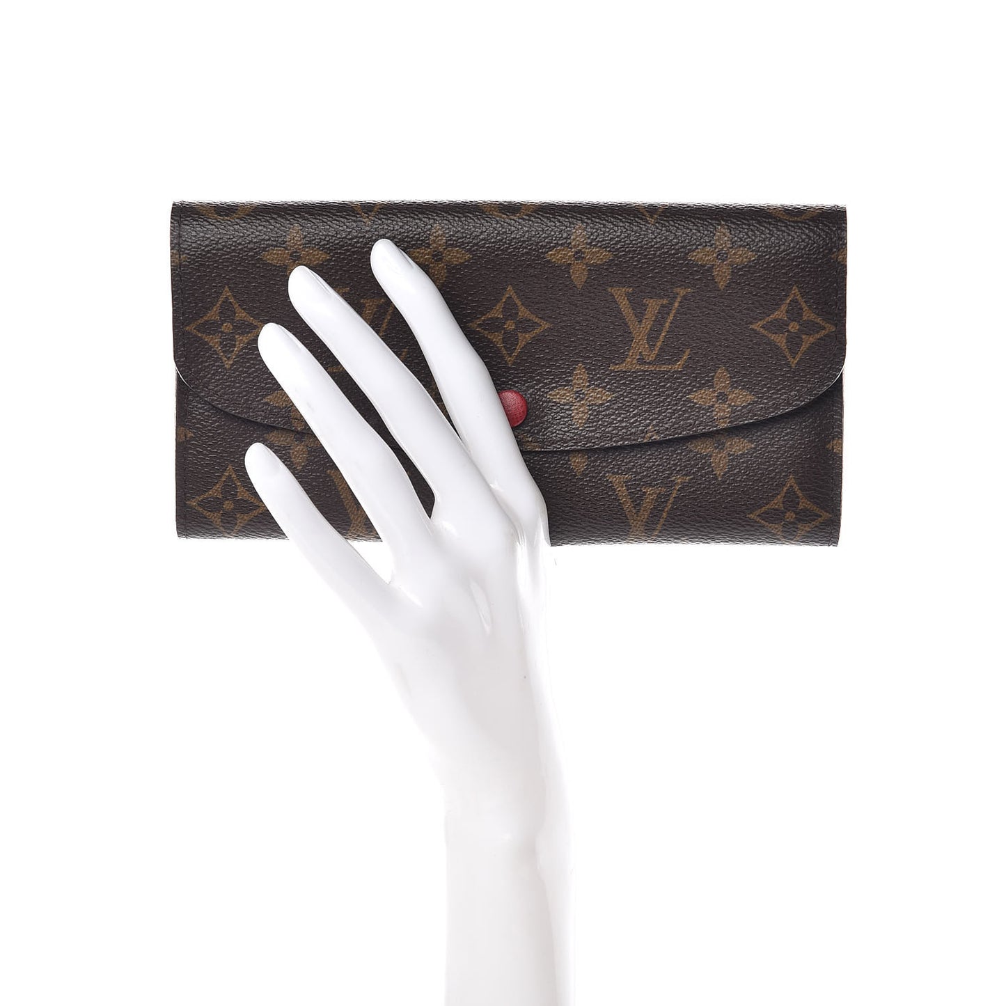 Monogram Emilie Wallet Red