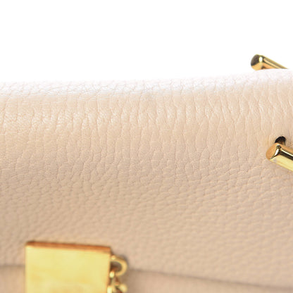Chloe Grained Lambskin Mini Drew Shoulder Bag Abstract White 9 of 11