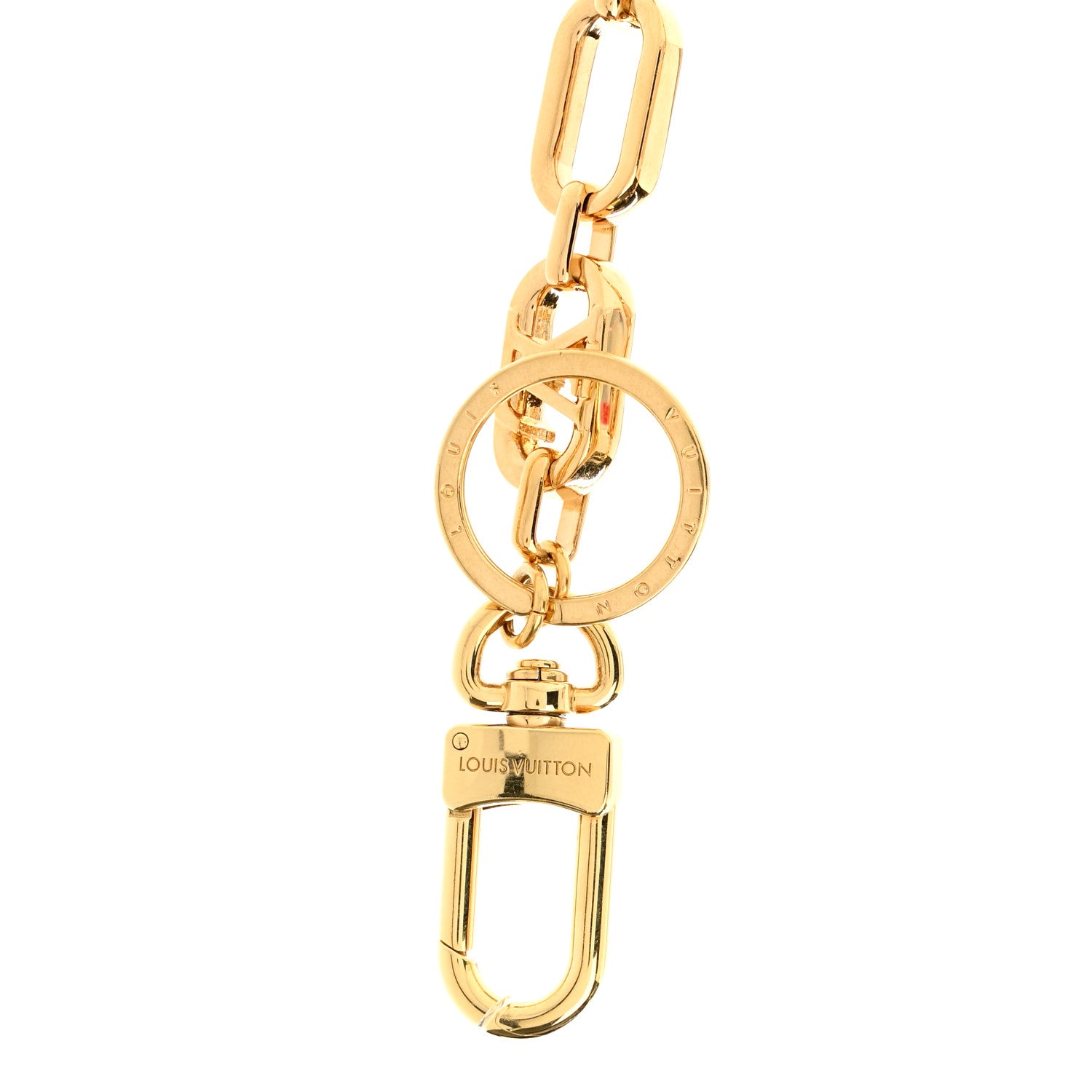 Louis Vuitton Metal My LV Chain Bag Charm Gold 4 of 6