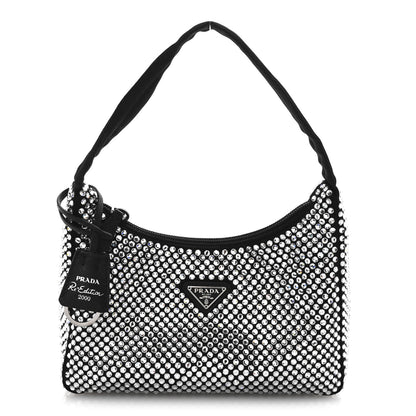 Prada Satin Crystal Mini Re-Edition 2000 Bag Cristal 1 of 9