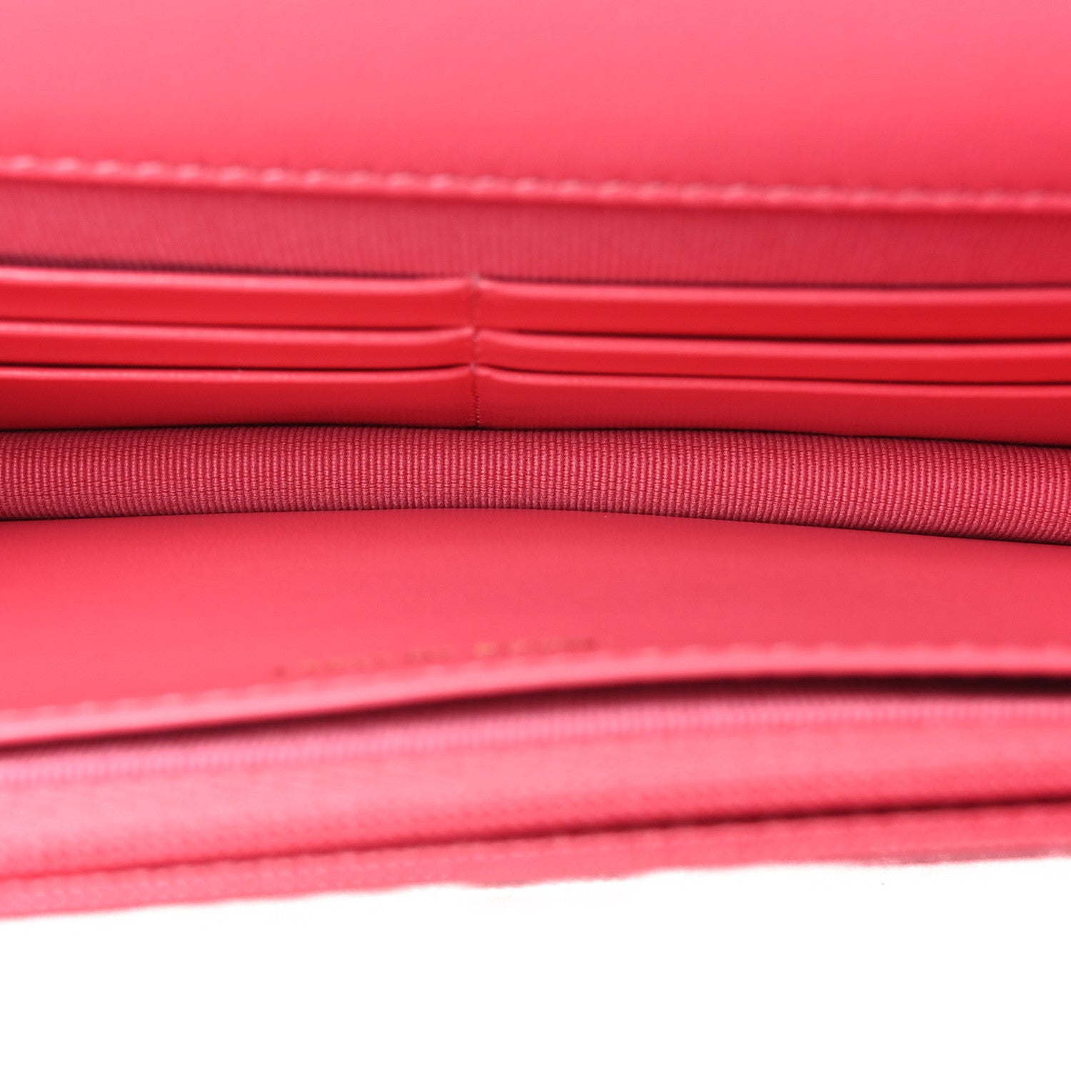 Chanel Lambskin Plexiglass Quilted Coco Love Wallet On Chain WOC Pink 5 of 12
