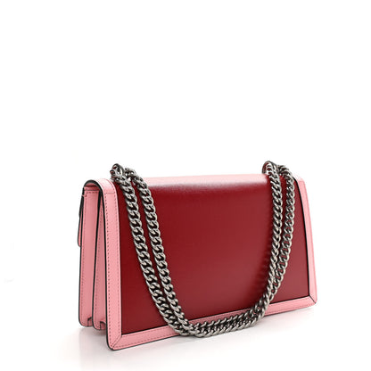Gucci Azalea Calfskin Enamel Small Dionysus Shoulder Bag New Cherry Red Wild Rose Off White 3 of 12