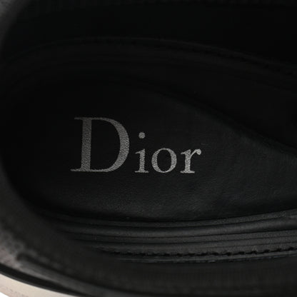 Christian Dior Perforated Lambskin Embellished Dior Fusion Sneakers 40 Black 6 of 8