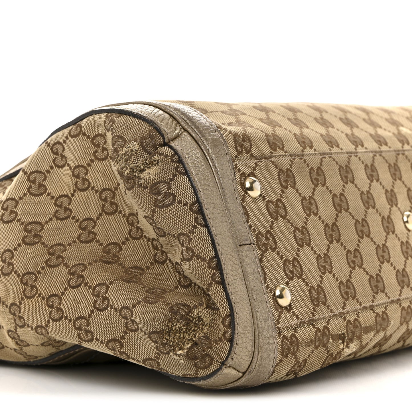Monogram Medium Bella Tote Gold
