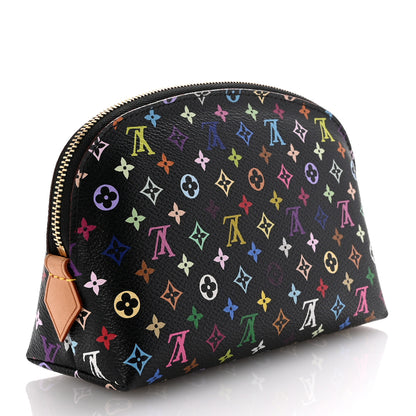 Louis Vuitton Monogram Multicolor Cosmetic Pouch Black Grenade 3 of 7
