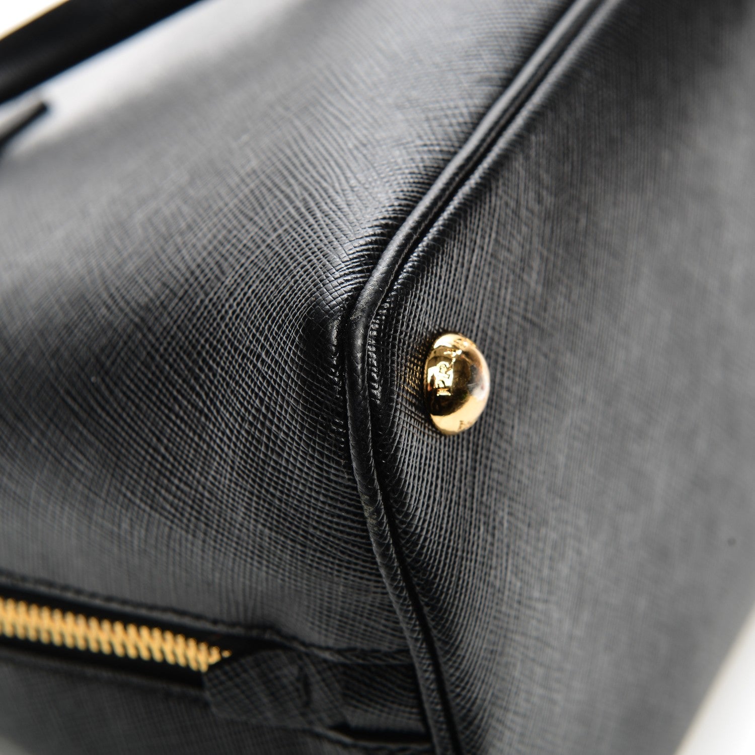 Prada Saffiano Lux Medium Promenade Tote Black 9 of 10