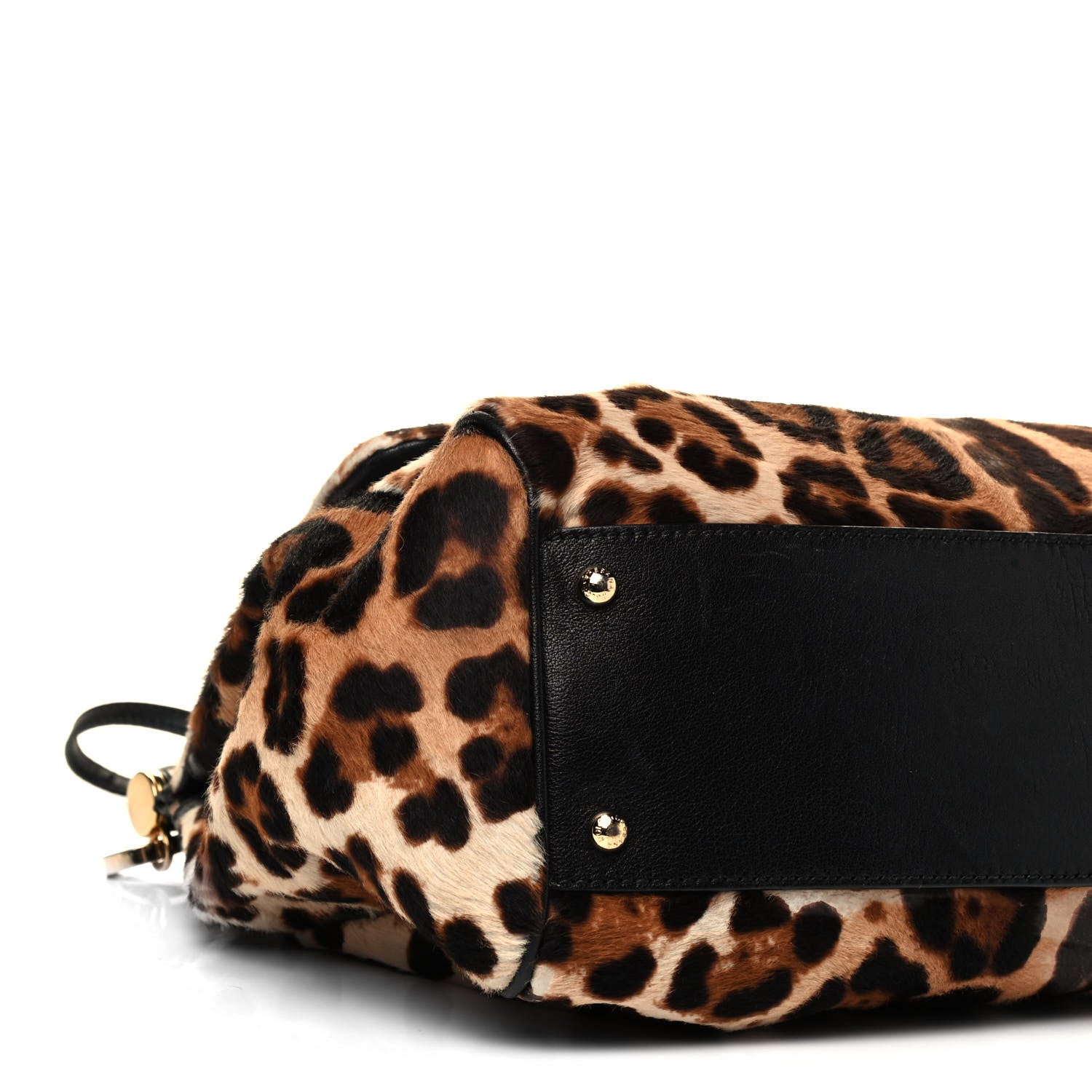 Dolce & Gabbana Calf Hair Leopard Print Large Miss Sicily Satchel Naturale 8 of 9