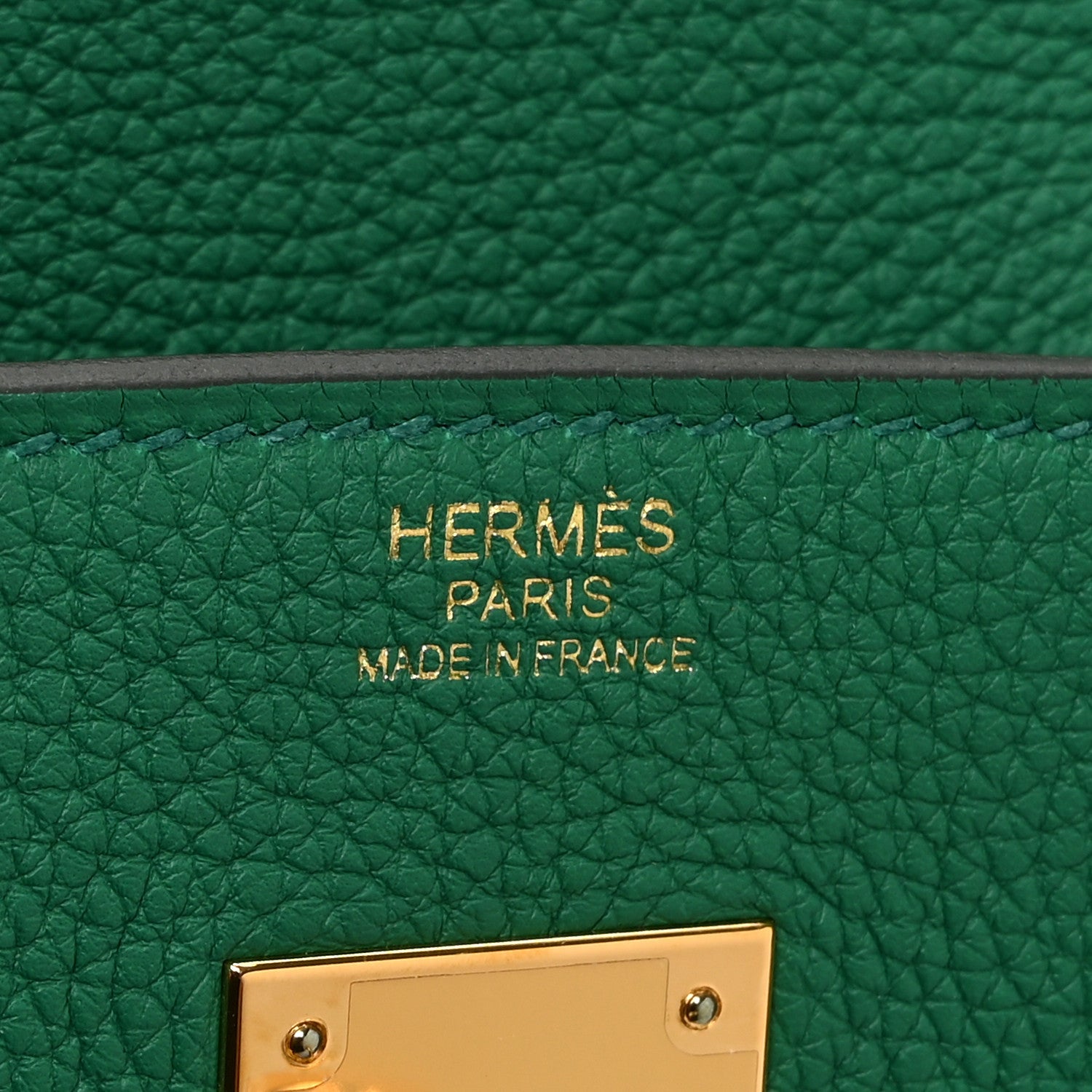 Hermes Togo Birkin 30 Vert Vertigo 6 of 11