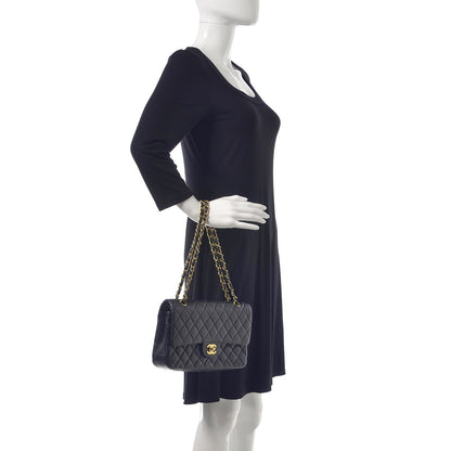 Chanel Caviar Quilted Medium Double Flap Black 2 of 16