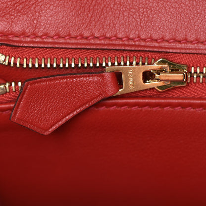 Hermes Swift Birkin 25 Vermillion 21 of 29