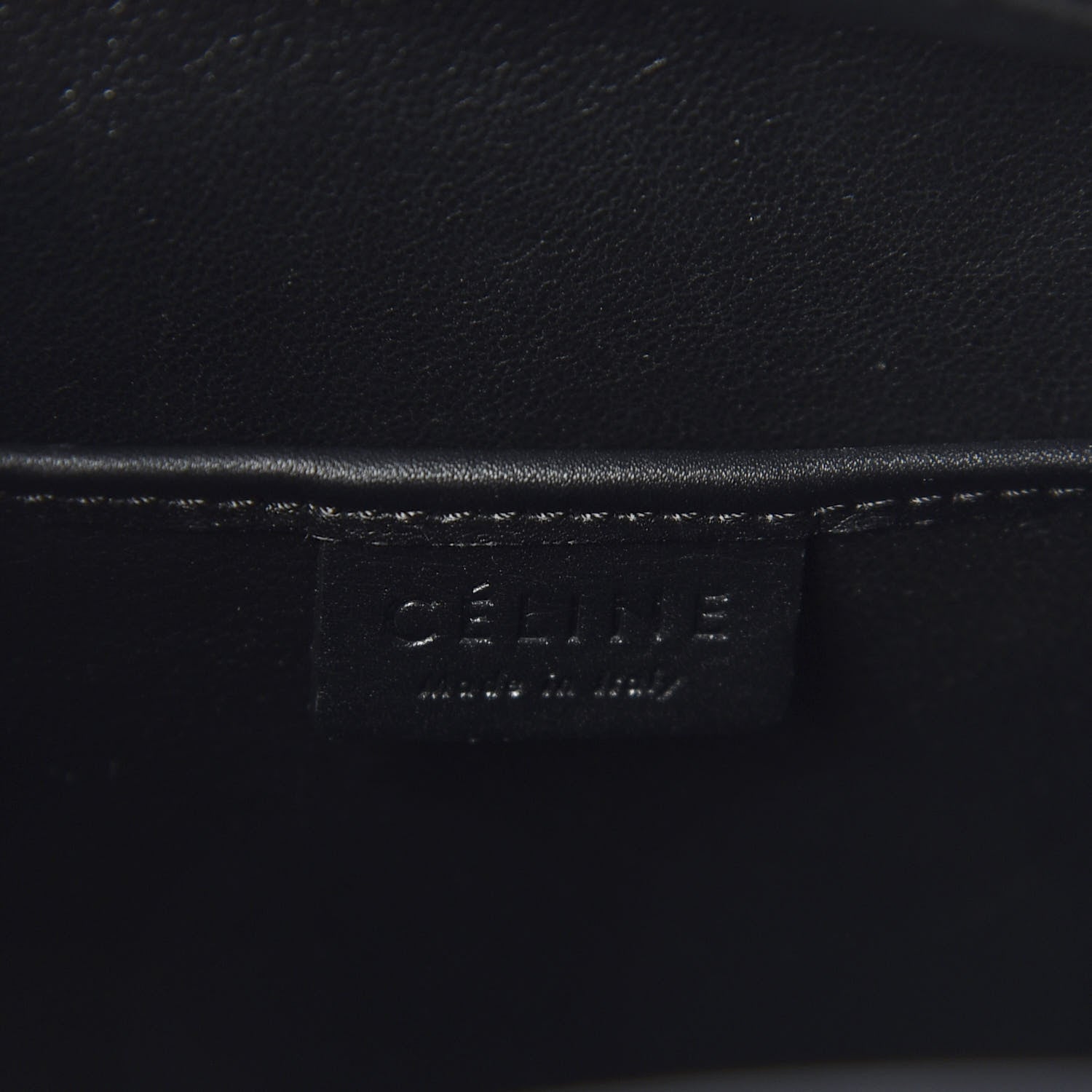 Celine Stringray Calfskin Nano Bi-Color Luggage Black 7 of 8