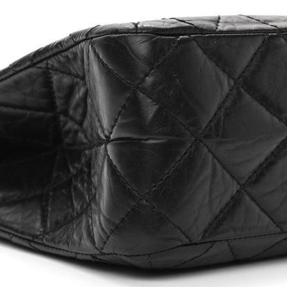 Chanel Aged Calfskin Reissue 2.55 Tote Black 8 of 13