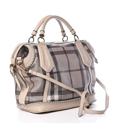 Burberry Smoked Check Medium Ellers Tote Trench 3 of 18