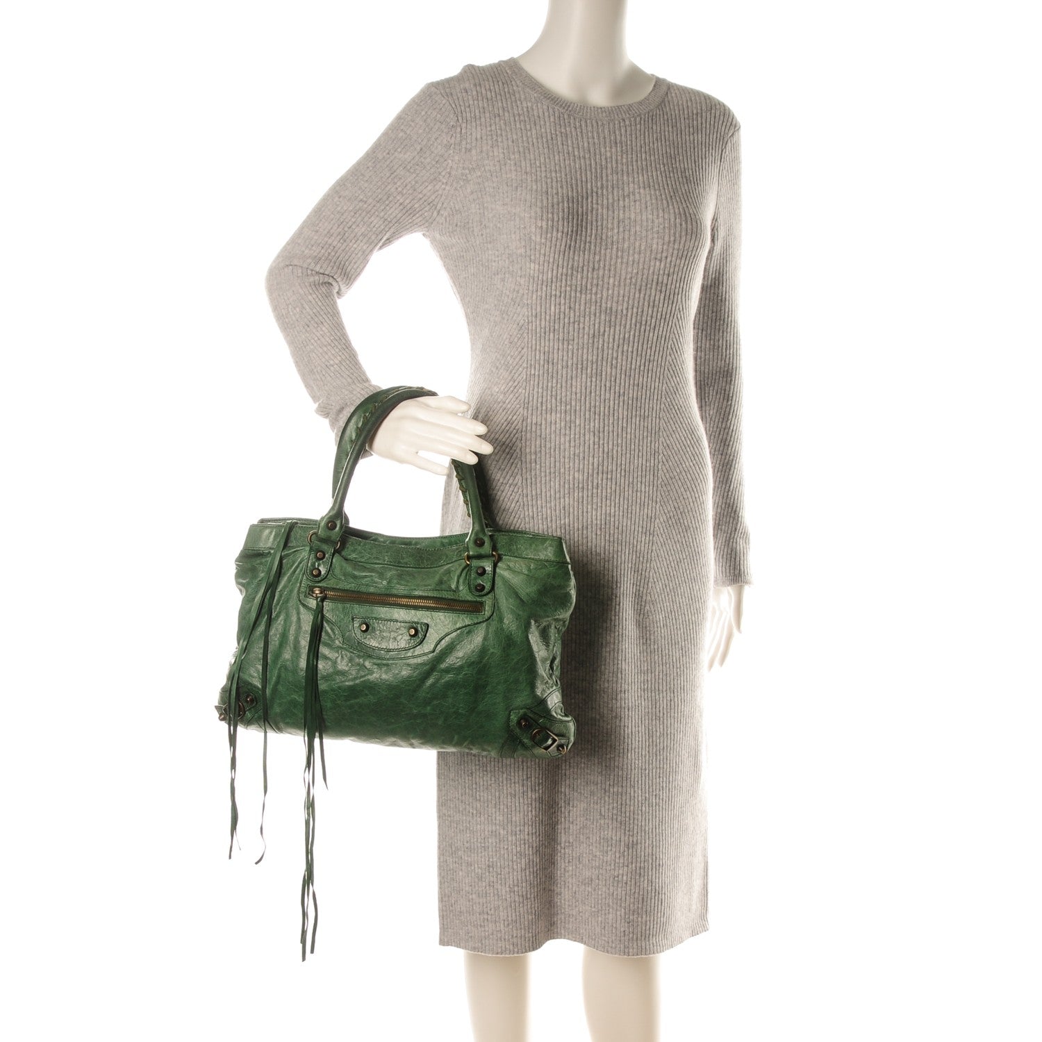 Balenciaga Chevre Classic Hardware Purse Emeraude 2 of 10