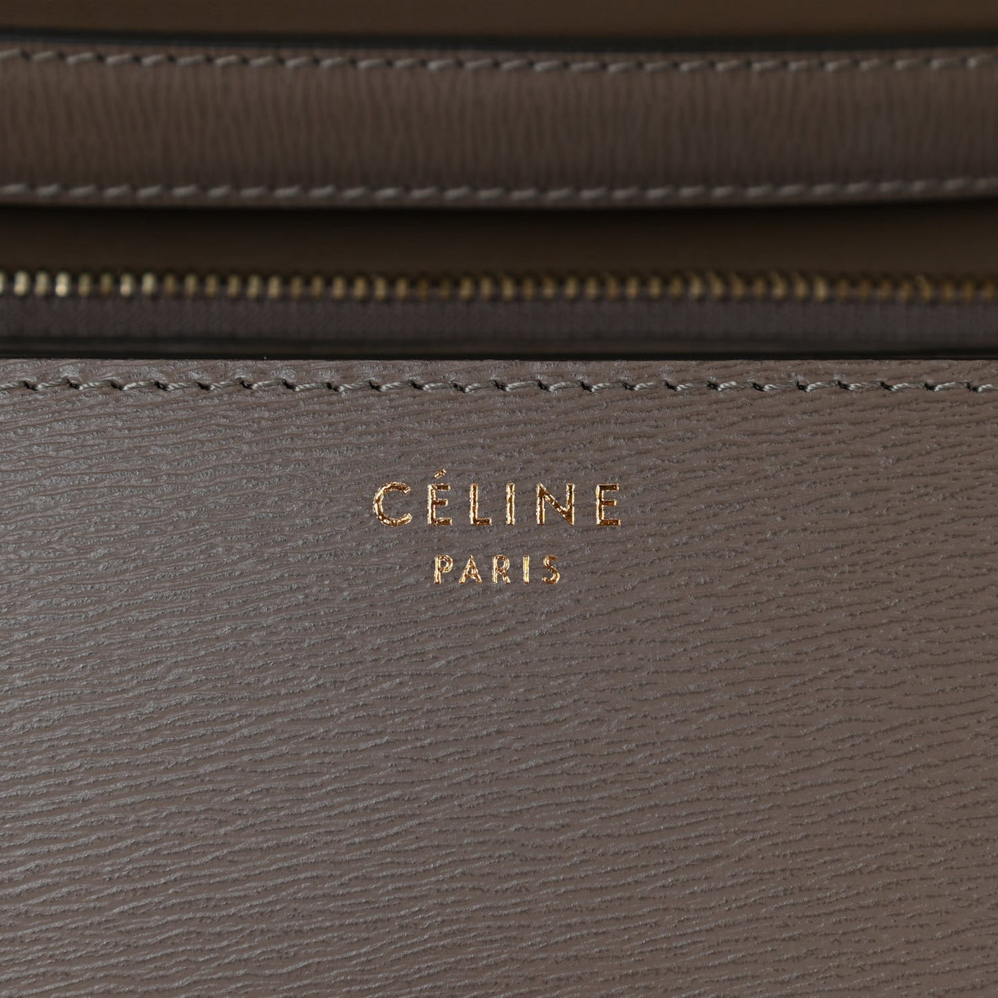 Liege Calfskin Medium Classic Box Flap Bag Taupe