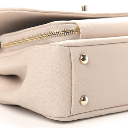Chanel Caviar Quilted Medium Business Affinity Flap Beige 6 of 9