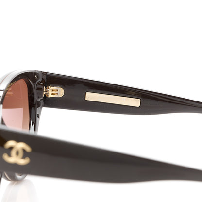 Chanel CC Cat Eye Sunglasses 6054 Brown 6 of 9