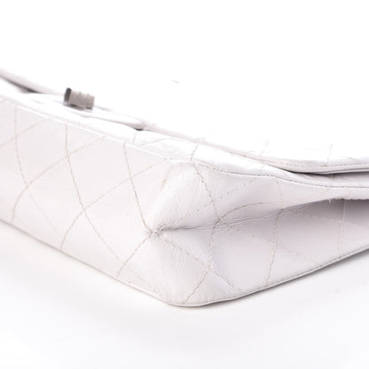 Chanel Aged Calfskin Quilted 50th Anniversary 2.55 Reissue 227 Flap White 10 of 10