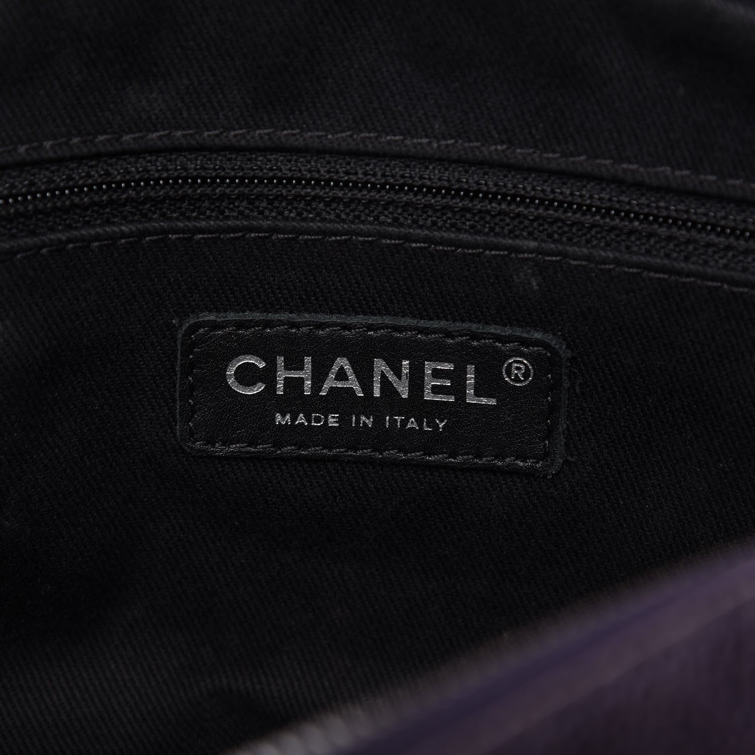 Chanel Iridescent Caviar Quilted Small Chic Flap Dark Purple 8 of 11