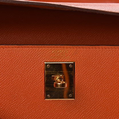 Hermes Epsom Kelly Sellier 32 Orange 6 of 10
