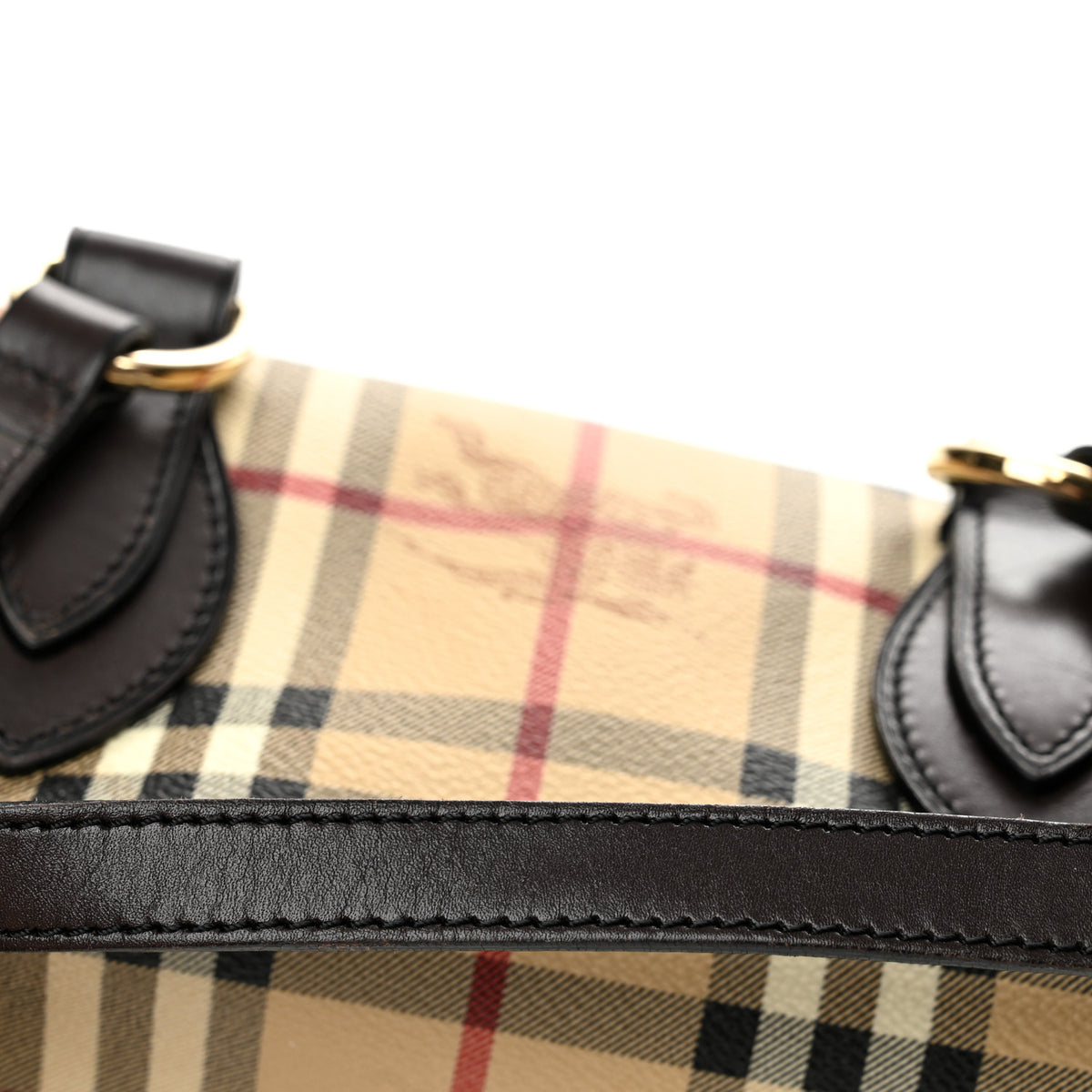 Haymarket Check Mini Bowling Bag Chocolate