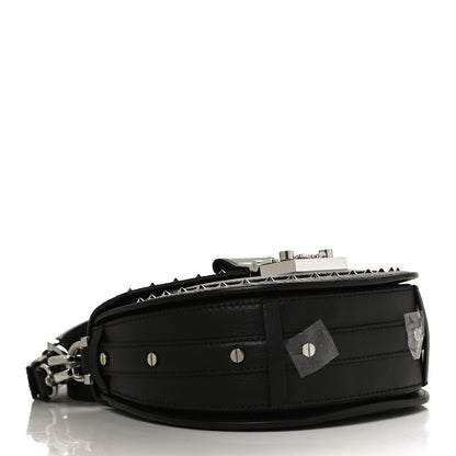 MCM Visetos Mini Patricia Studded Crossbody Bag Black 4 of 10