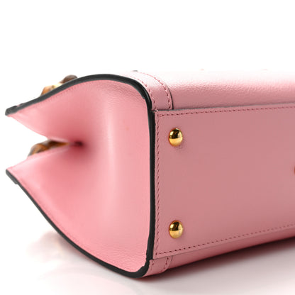 Gucci Wonka Grain Calfskin Mini Diana Tote Bag Wild Rose Fuxia Fluo 8 of 10