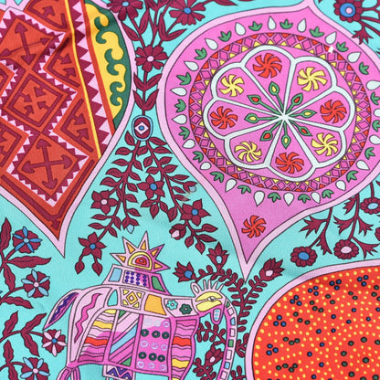 Hermes Silk L'Arbre De Vie Scarf 90 5 of 6