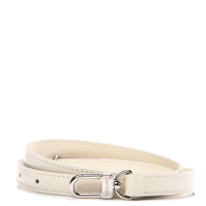 Louis Vuitton Calfskin 16mm Adjustable Shoulder Strap Ivory 1 of 4