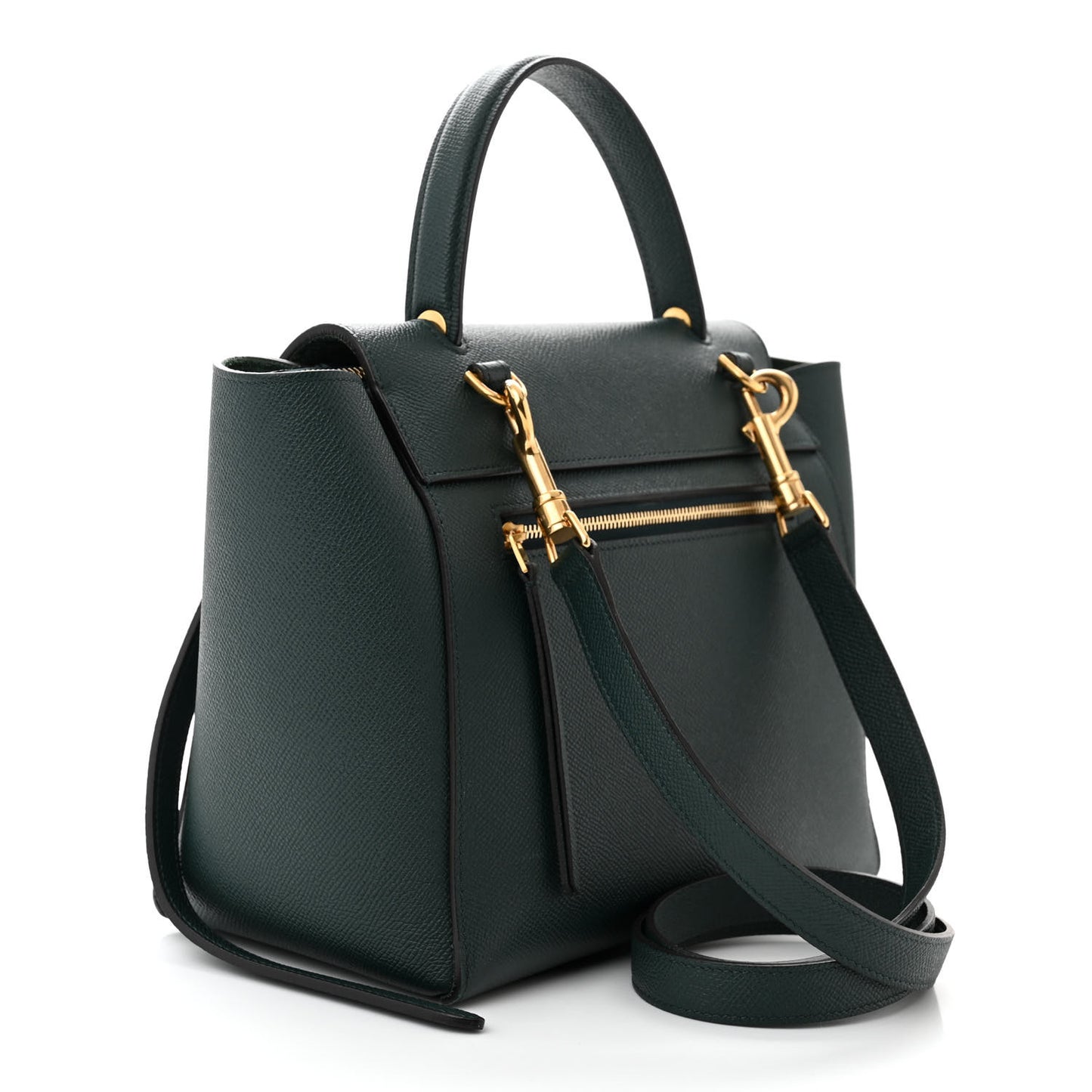 Grained Calfskin Micro Belt Bag Amazone