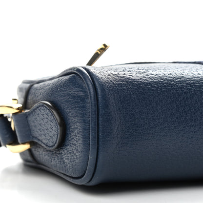 Gucci Calfskin Web Mini Ophidia Shoulder Bag Navy 8 of 11
