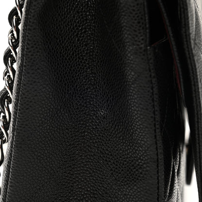 Chanel Caviar Quilted Maxi Double Flap Black 11 of 12
