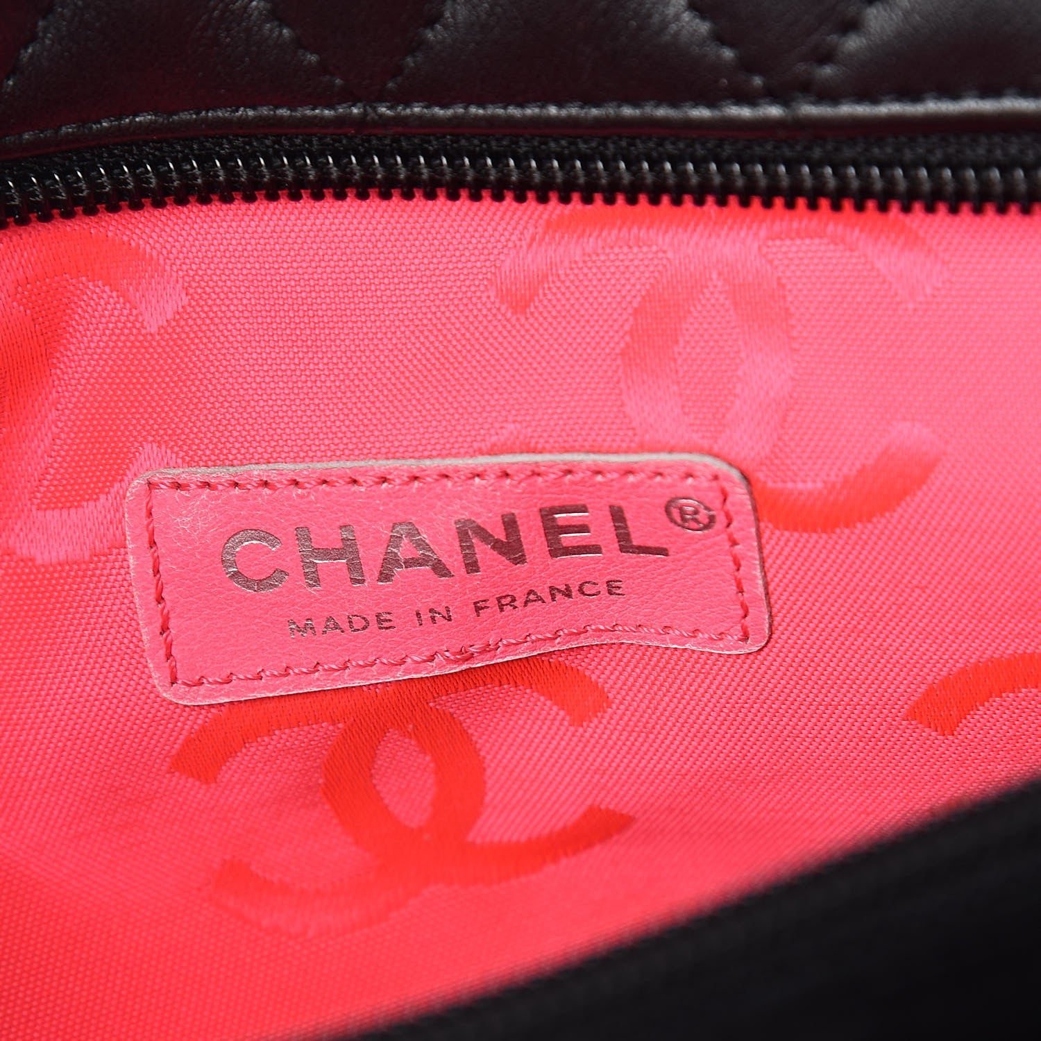 Chanel Calfskin Quilted Cambon Multipocket Shoulder Bag Black 6 of 11
