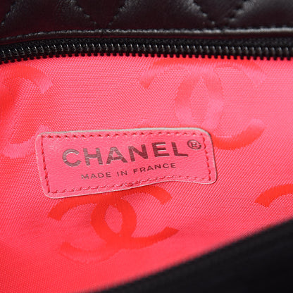 Chanel Calfskin Quilted Cambon Multipocket Shoulder Bag Black 6 of 11