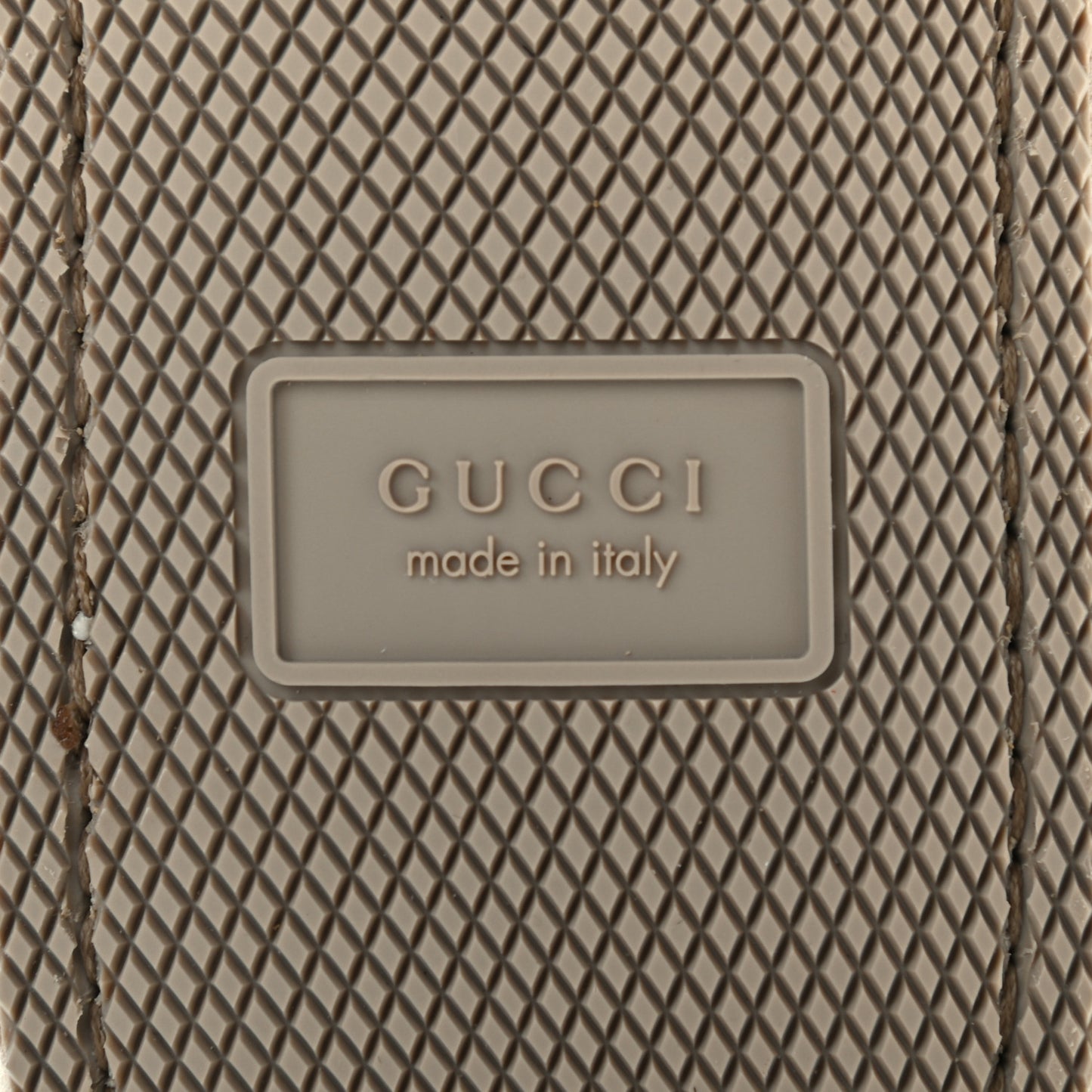 GG Monogram Mens Fria Horsebit Loafers 9 Beige Ruggine