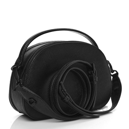 Prada Saffiano Lux Odette Crossbody Black 3 of 10