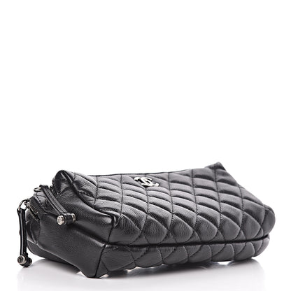 Chanel Calfskin Quilted Waist Bag Black 4 of 11