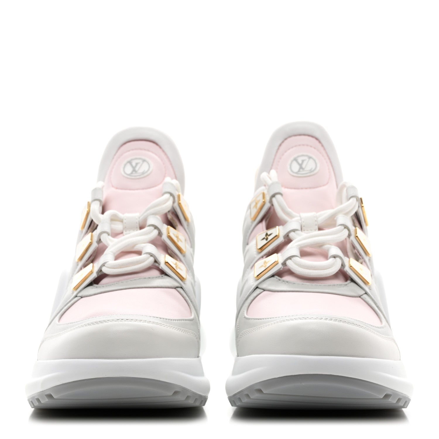 Louis Vuitton Calfskin LV Archlight Sneaker 40 Pink Gray Neon Yellow 2 of 8
