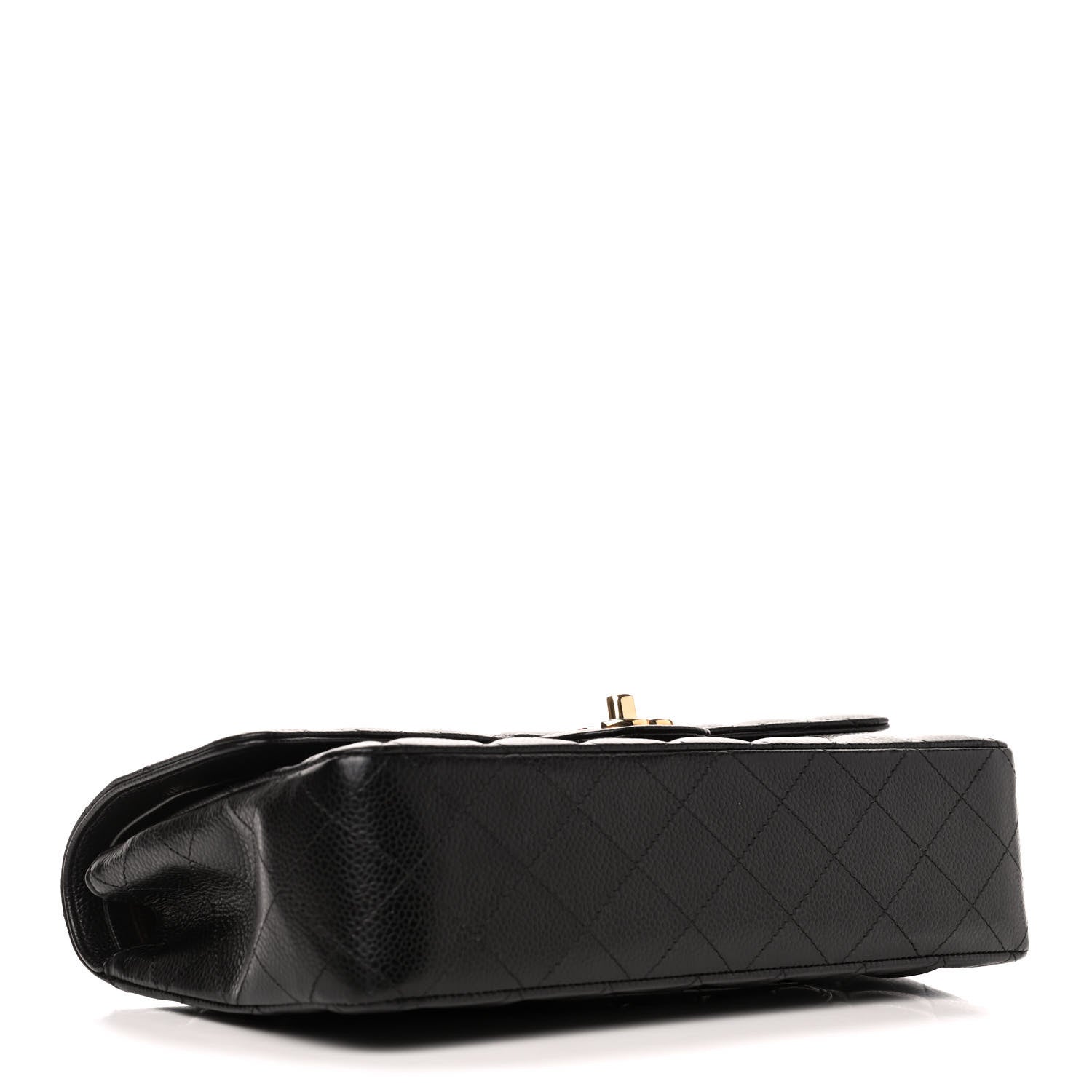 Chanel Caviar Quilted Medium Double Flap Black 3 of 5