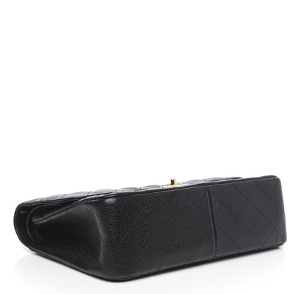 Chanel Caviar Quilted Jumbo Double Flap Black 4 of 14