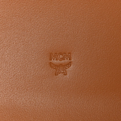 MCM Visetos Large Patricia Chain Wallet Cognac 7 of 9