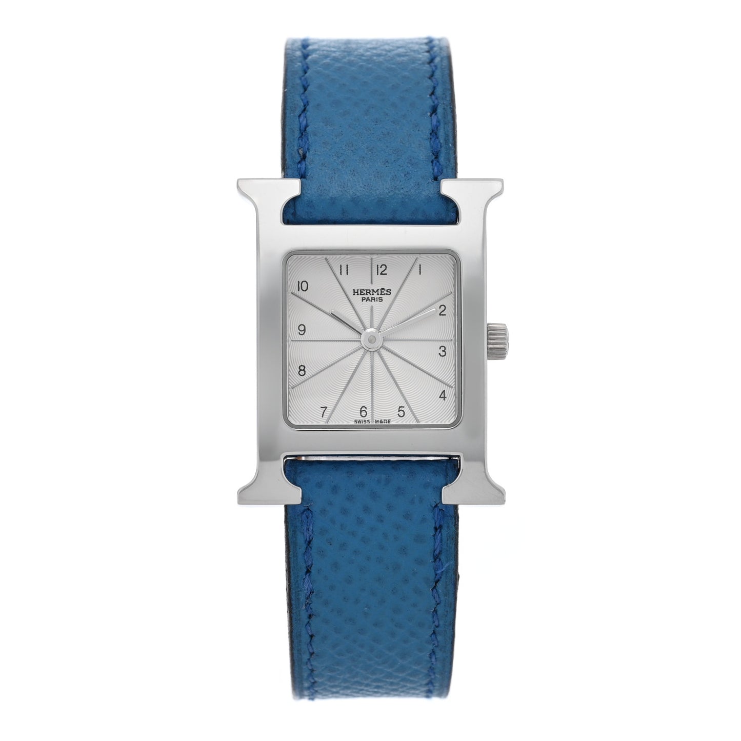 Stainless Steel Courchevel 21mm Heure H Hour Quartz Watch Bleu France