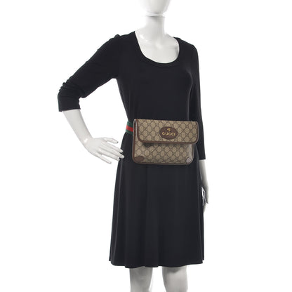 Gucci GG Supreme Monogram Neo Vintage Web Belt Bag Brown 2 of 7