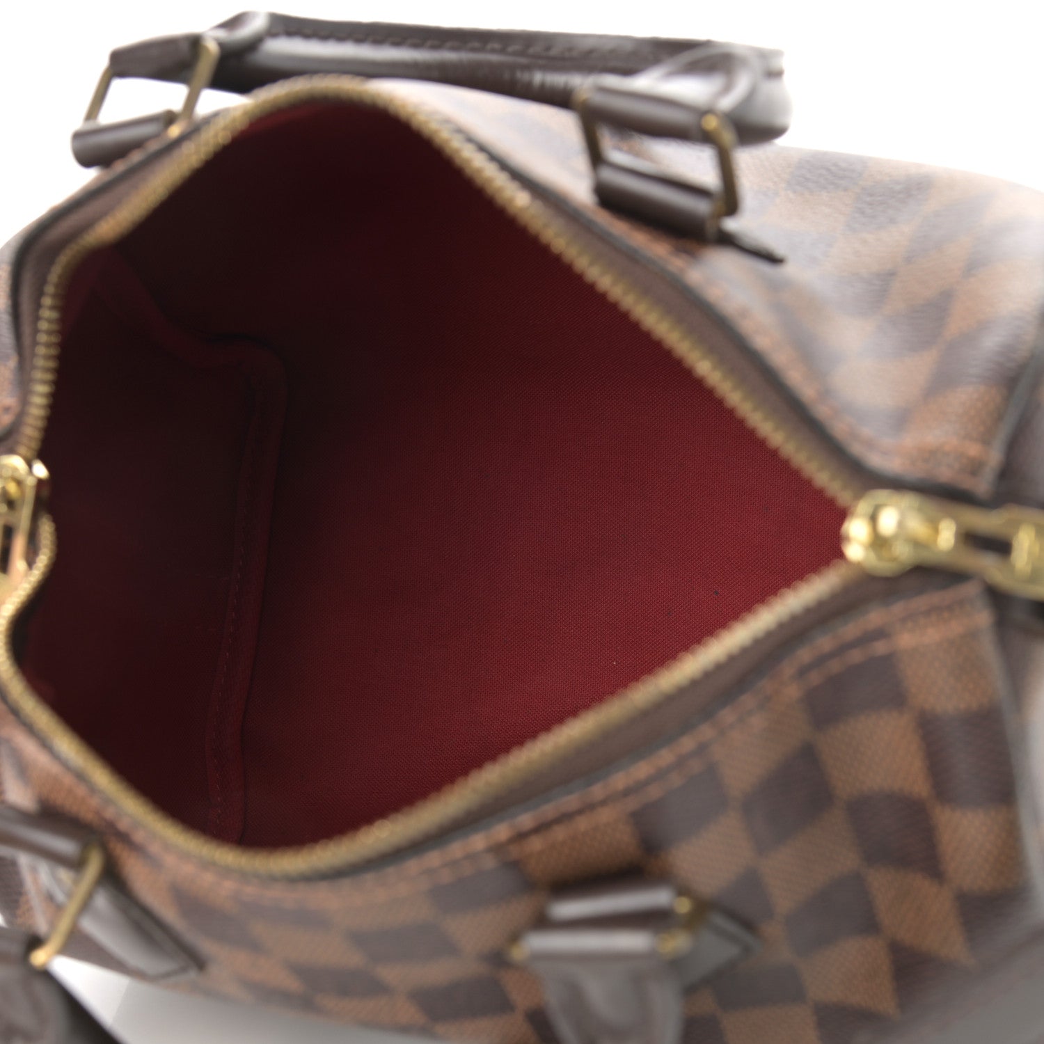 Louis Vuitton Damier Ebene Speedy Bandouliere 25 4 of 15